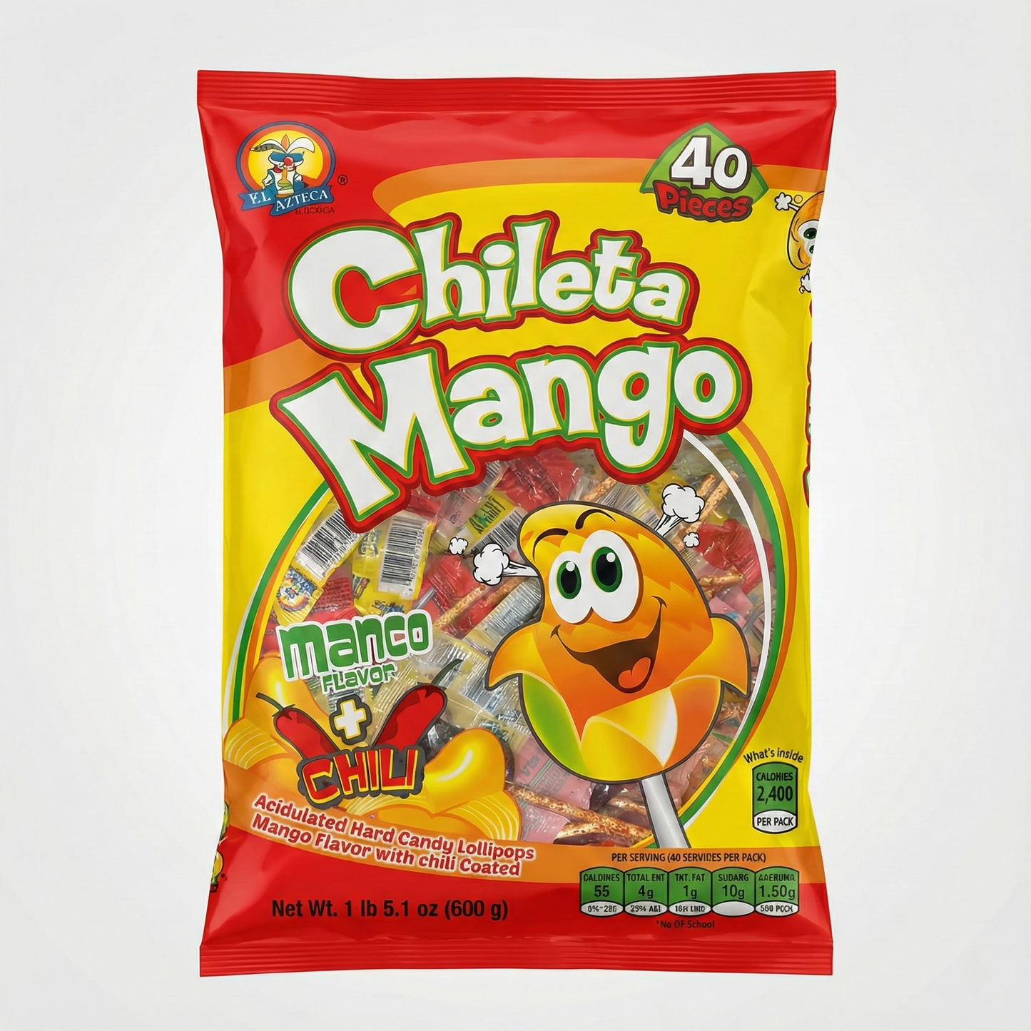 Azteca Chileta Mango 40 Pzas