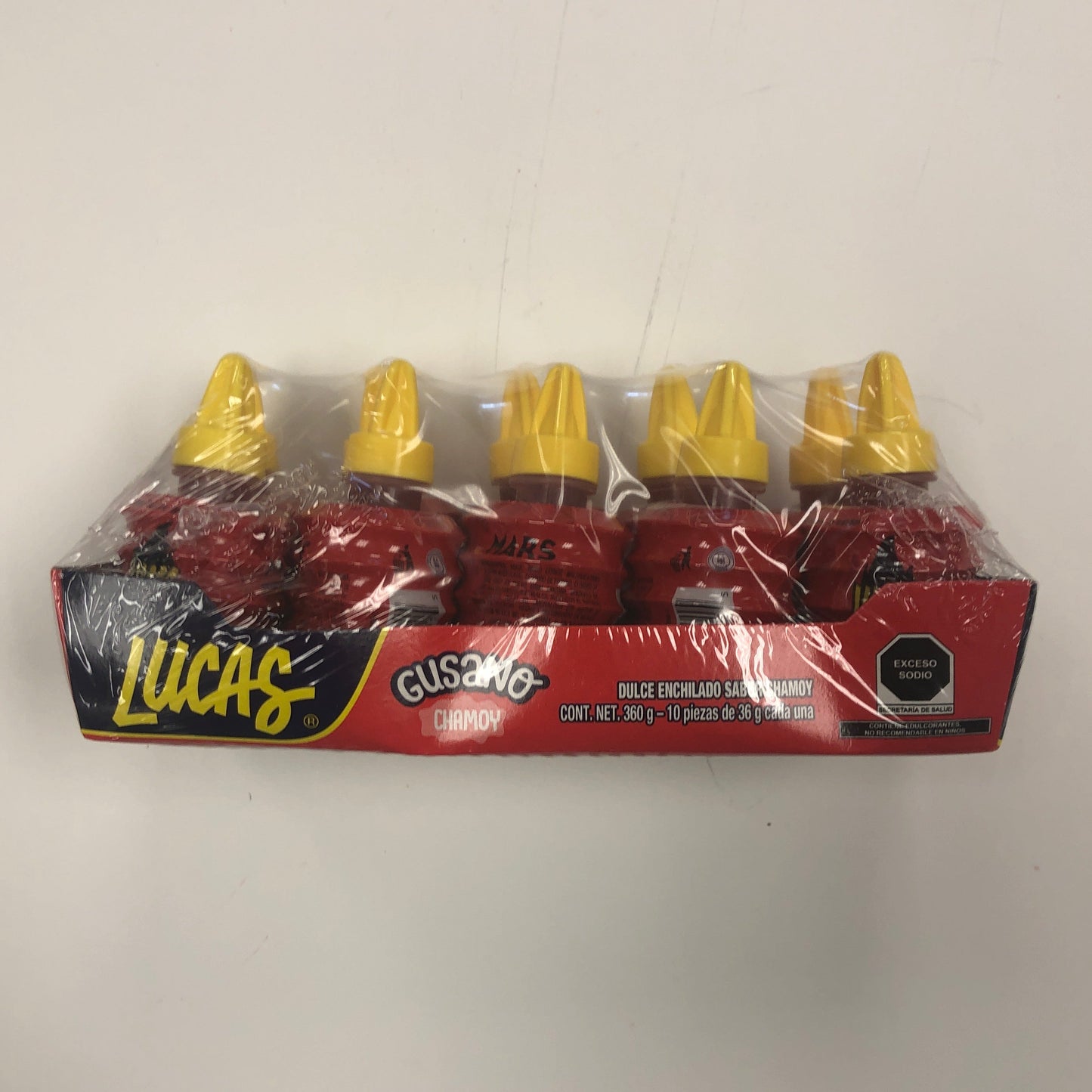 Lucas Gusano Chamoy 10 Pc.