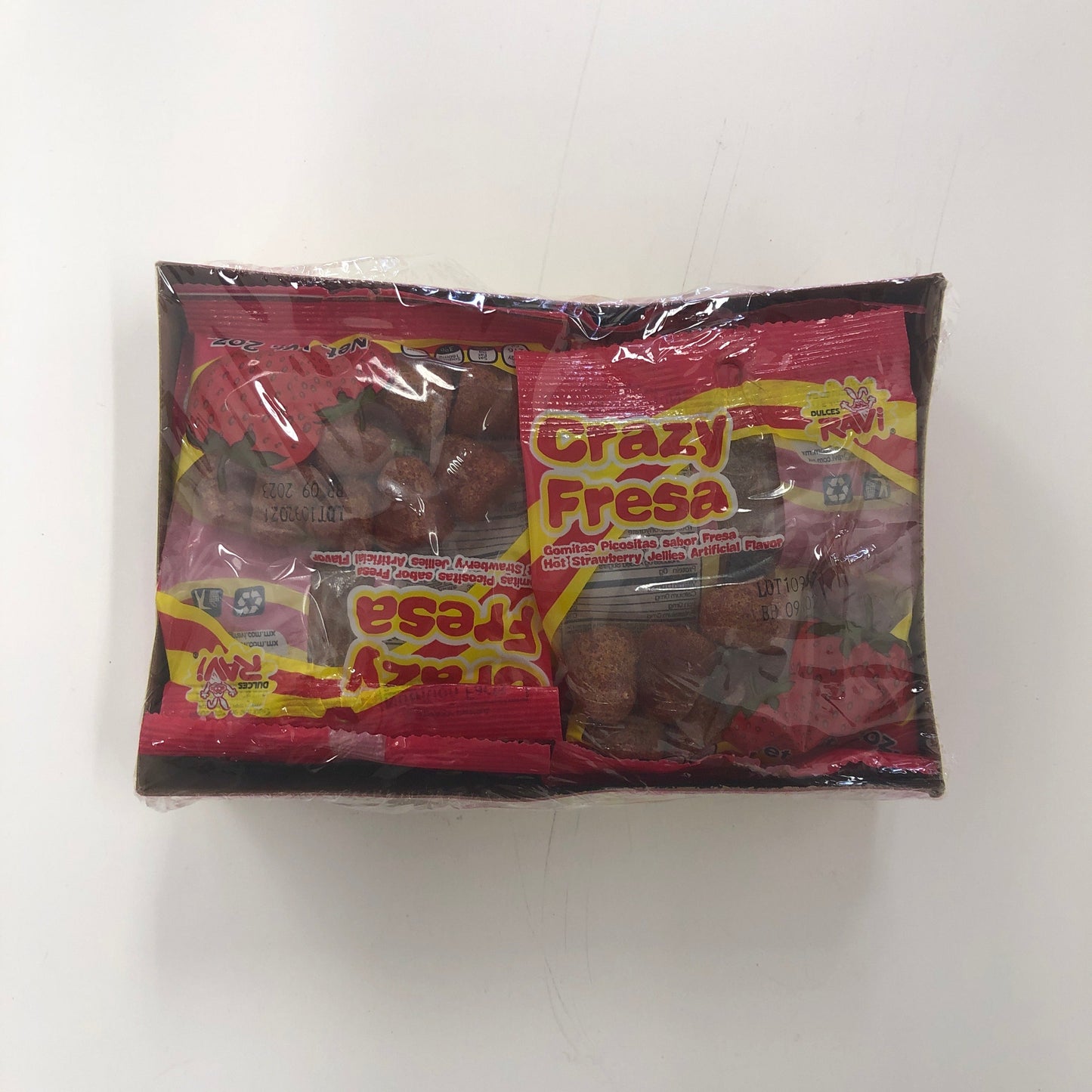 Dulces Ravi Crazy Fresa 12 Pack