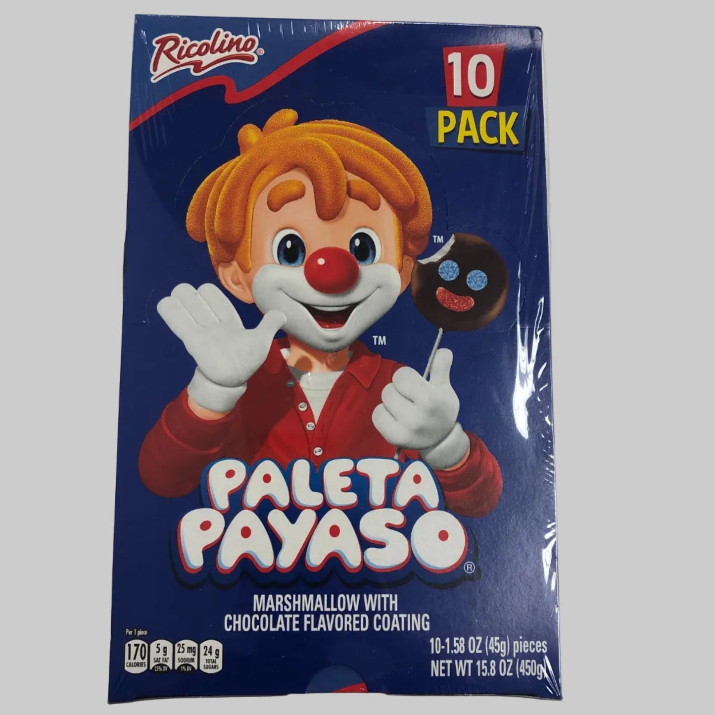 Ricolino Paleta Payaso 10 Pack