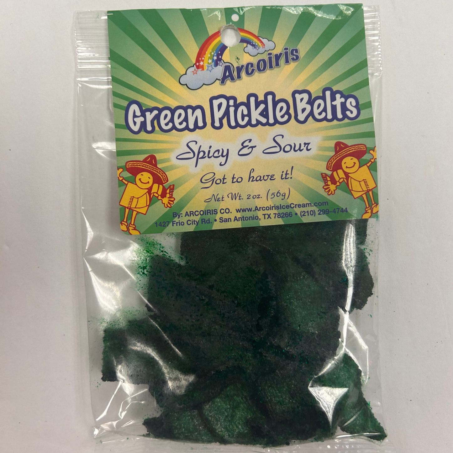 Arcoiris Green Pickle Belts 2oz