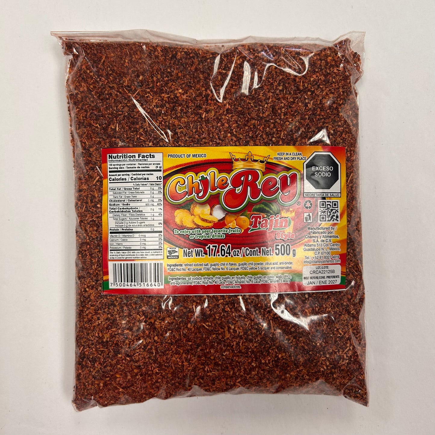 Chile Rey Tajin Style 500g