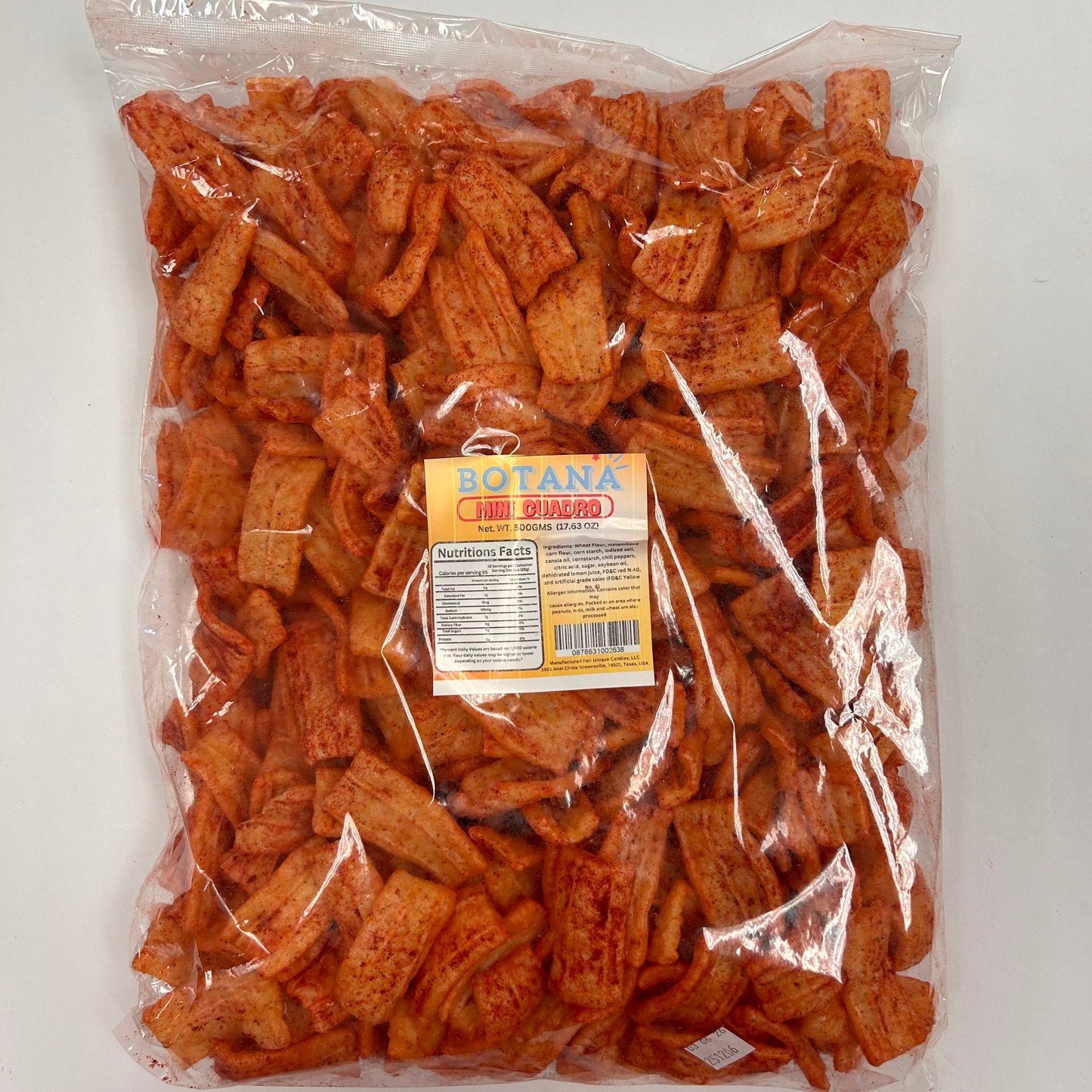 Botana Cuadro Con Chile 500g