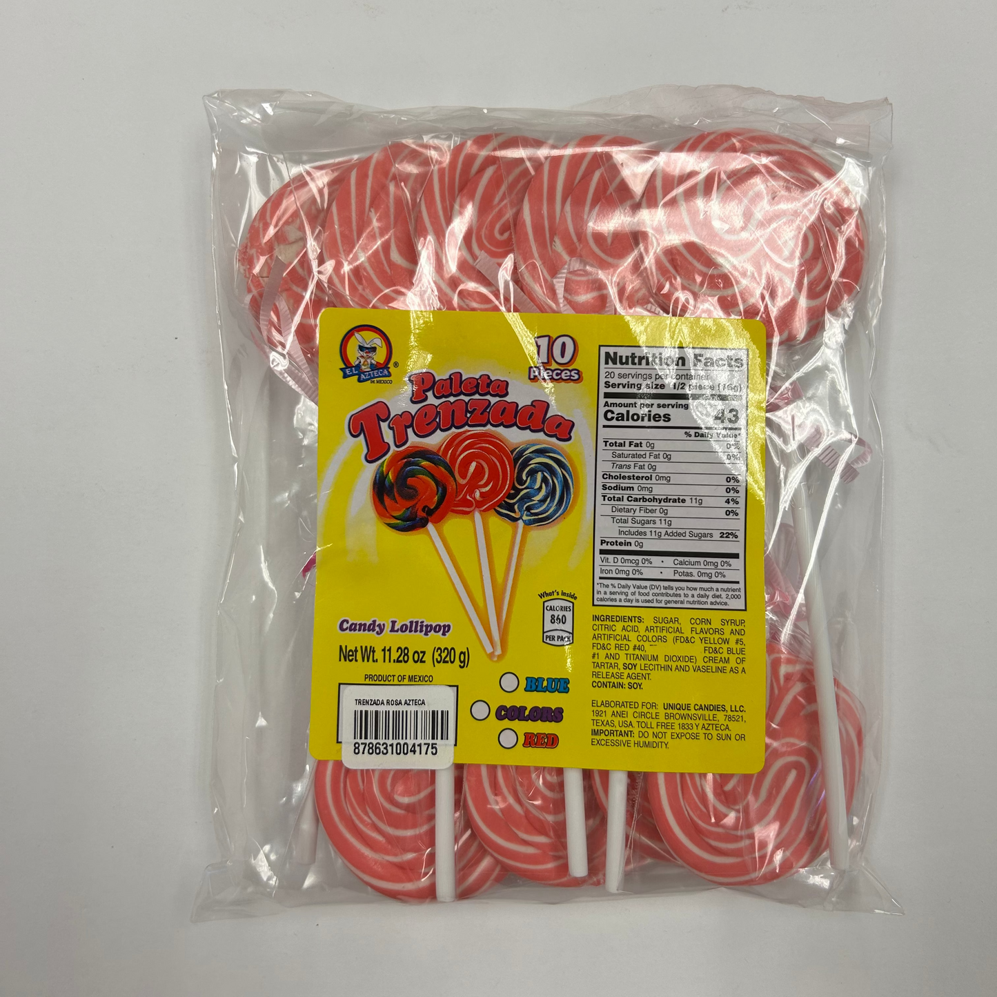 Azteca Trenzada Rosa 10pz