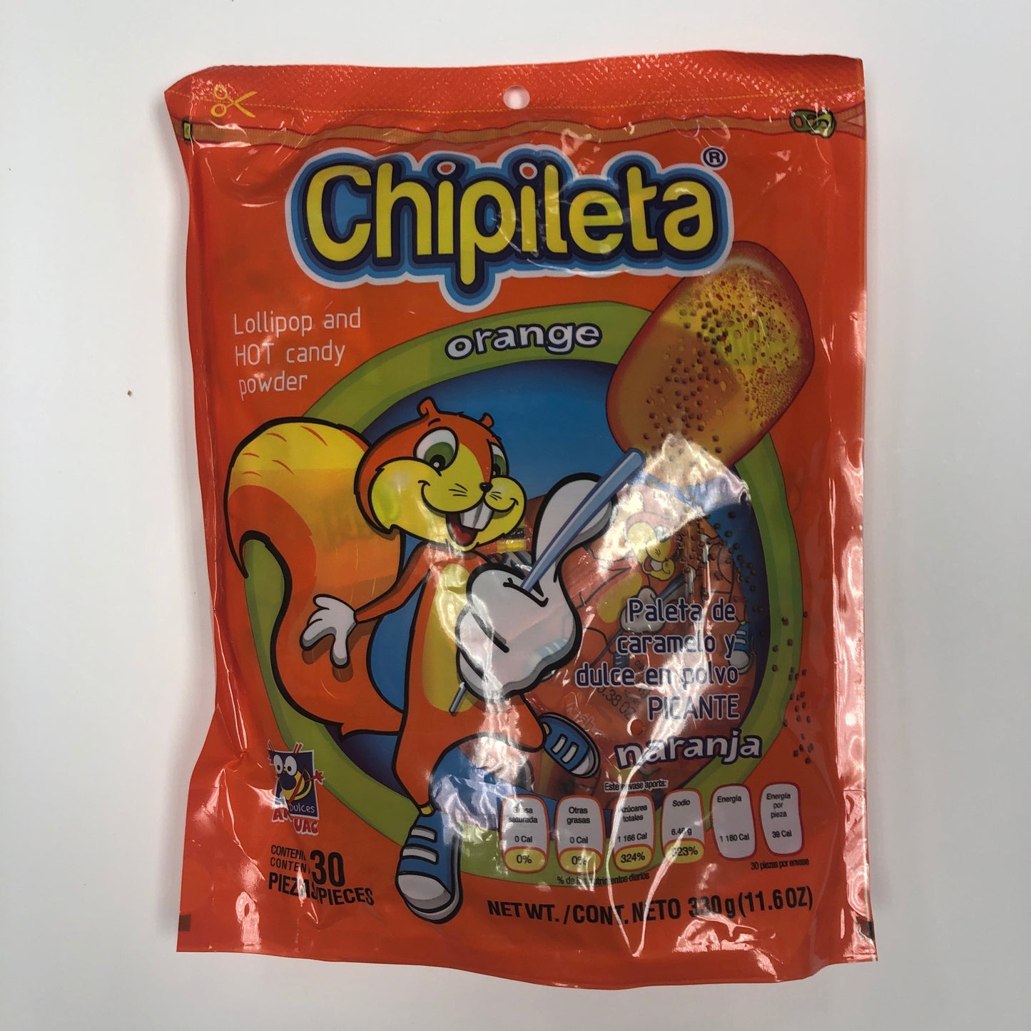 Chipileta Orange 30 Pzas
