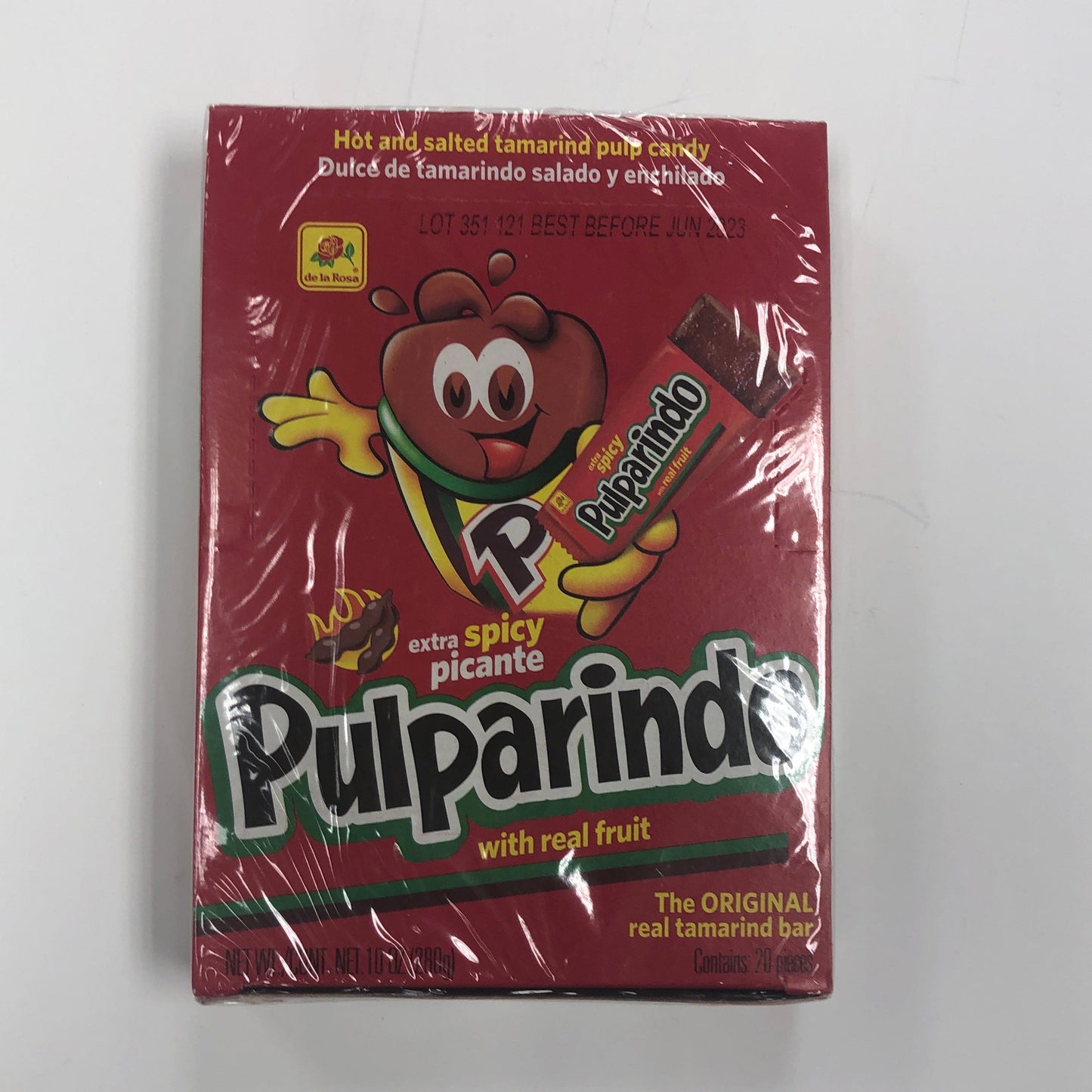 Pulparindo Spicy/Picante 20 Pc.