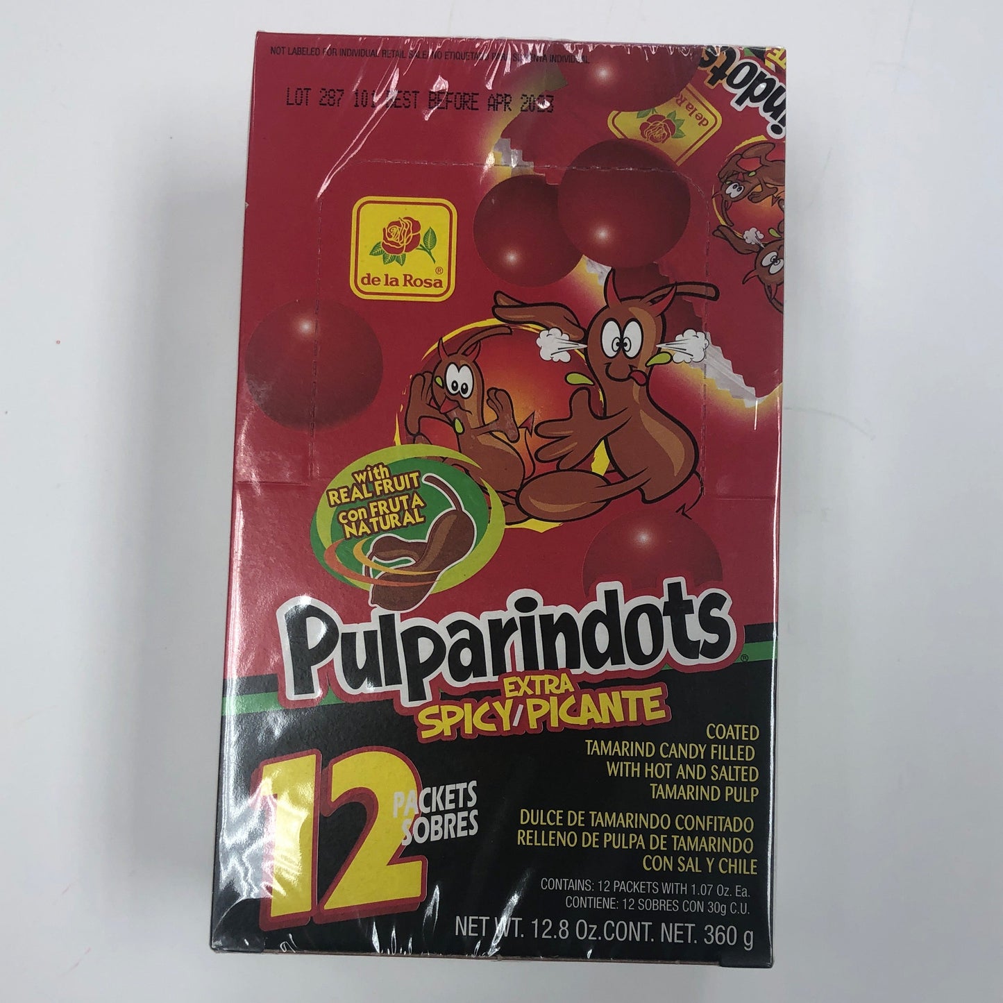DLR Pulparindots Spicy 12 Pzas