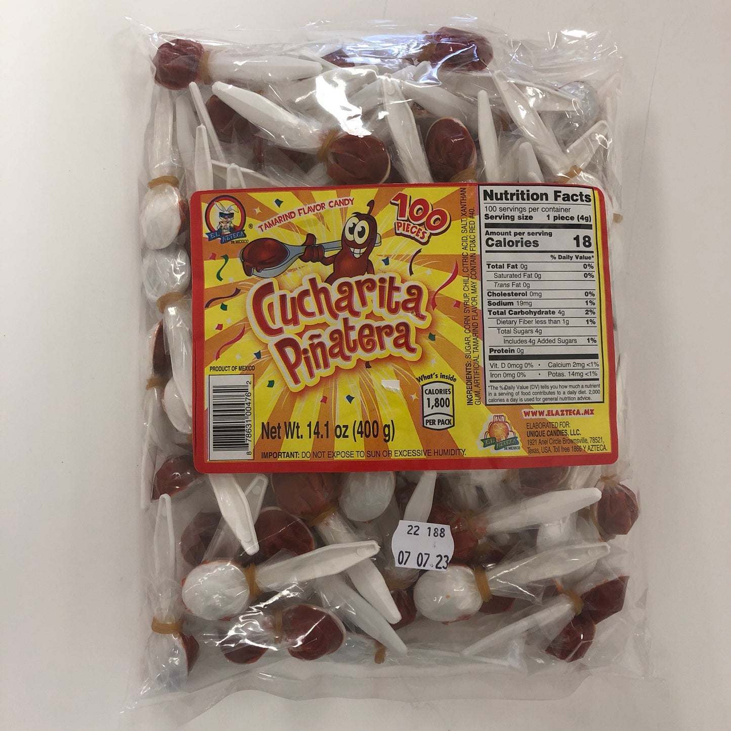 El Azteca Cucharita Pinatera 100 Pzas