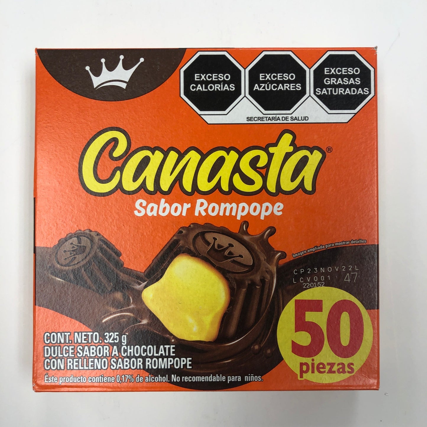 Canasta Rompope 50 Pz