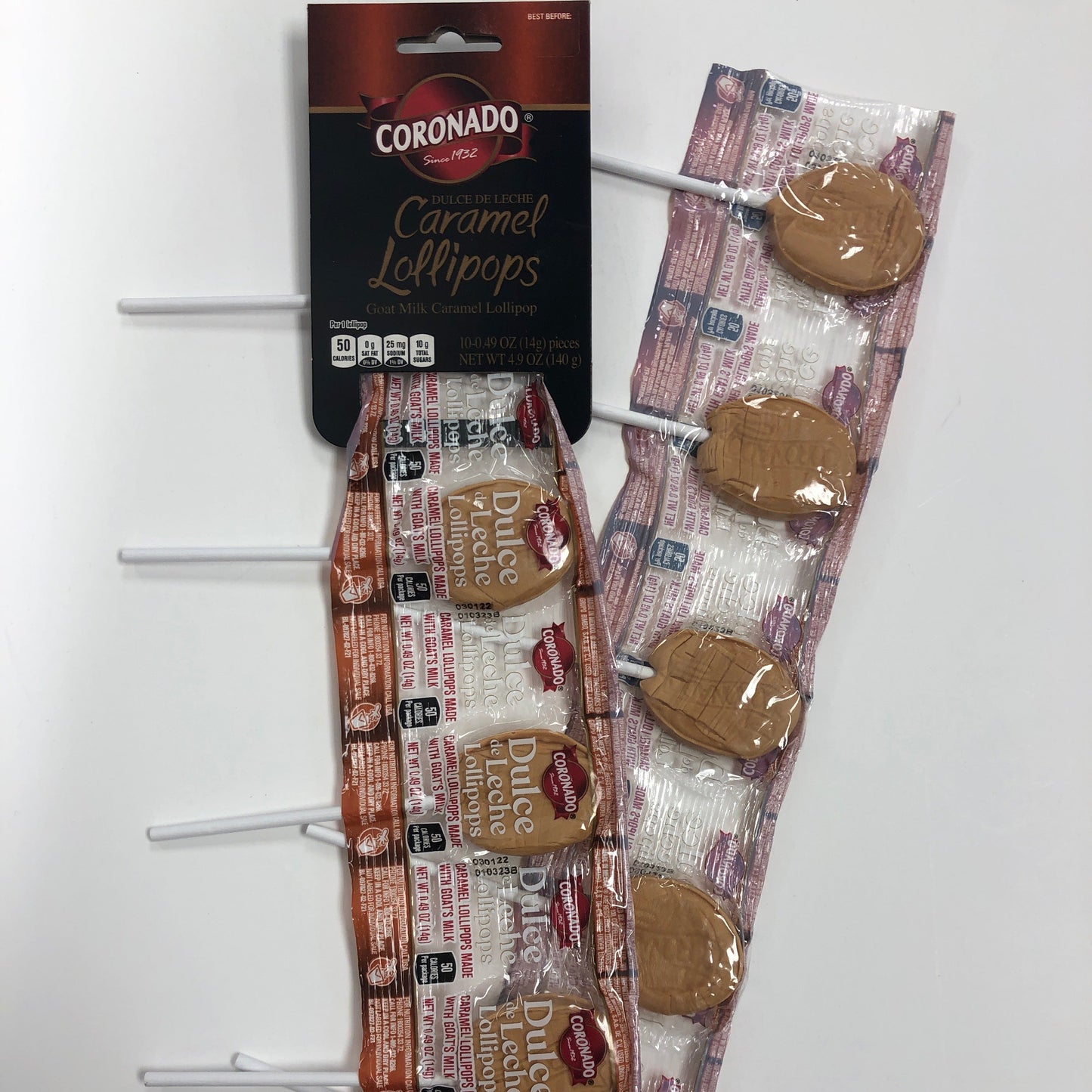Paleton De Cajeta Coronado 10pzas