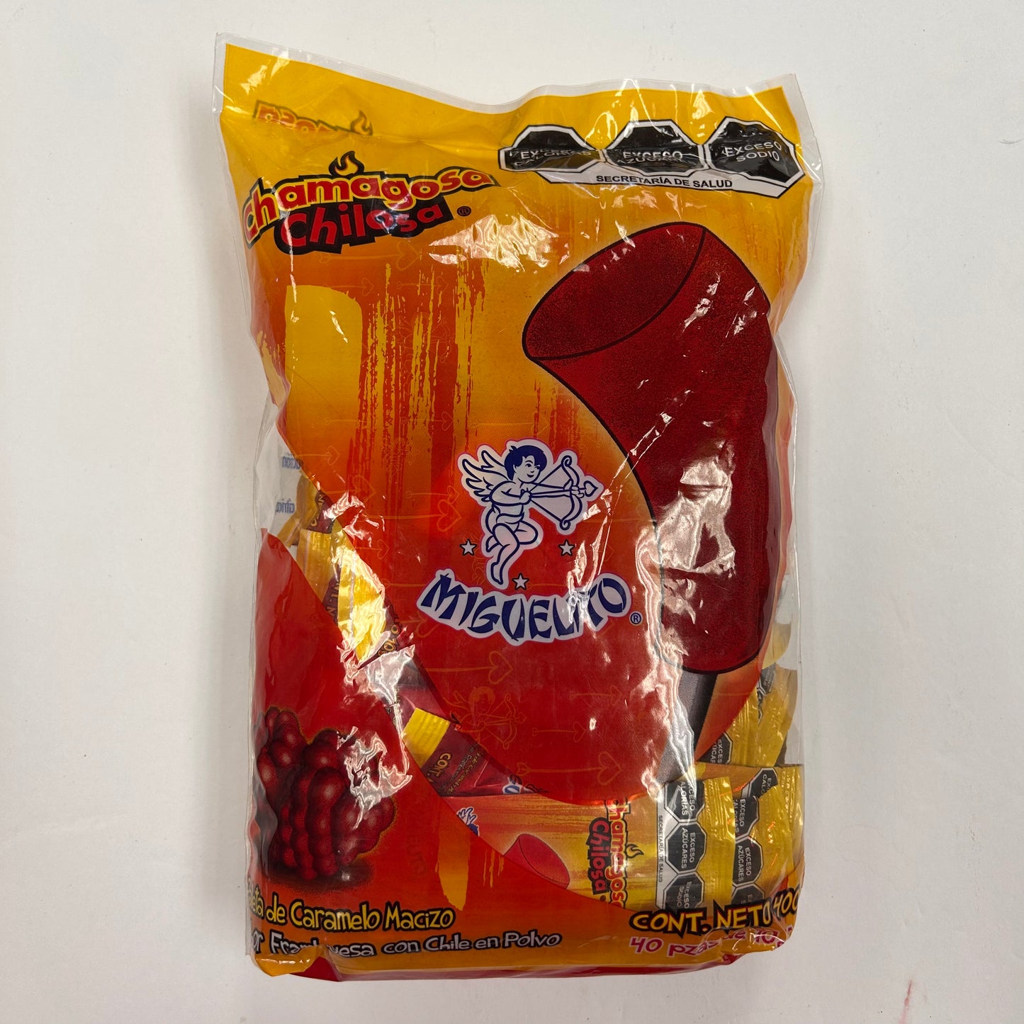 Miguelito Chamagosa Frambuesa 40pz