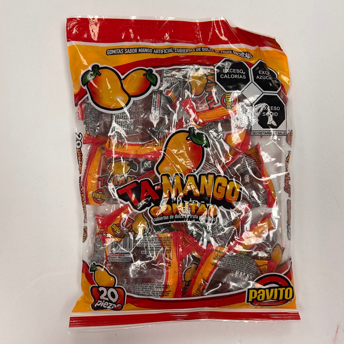 Pavito Gomitas Ta-Mango 20pz